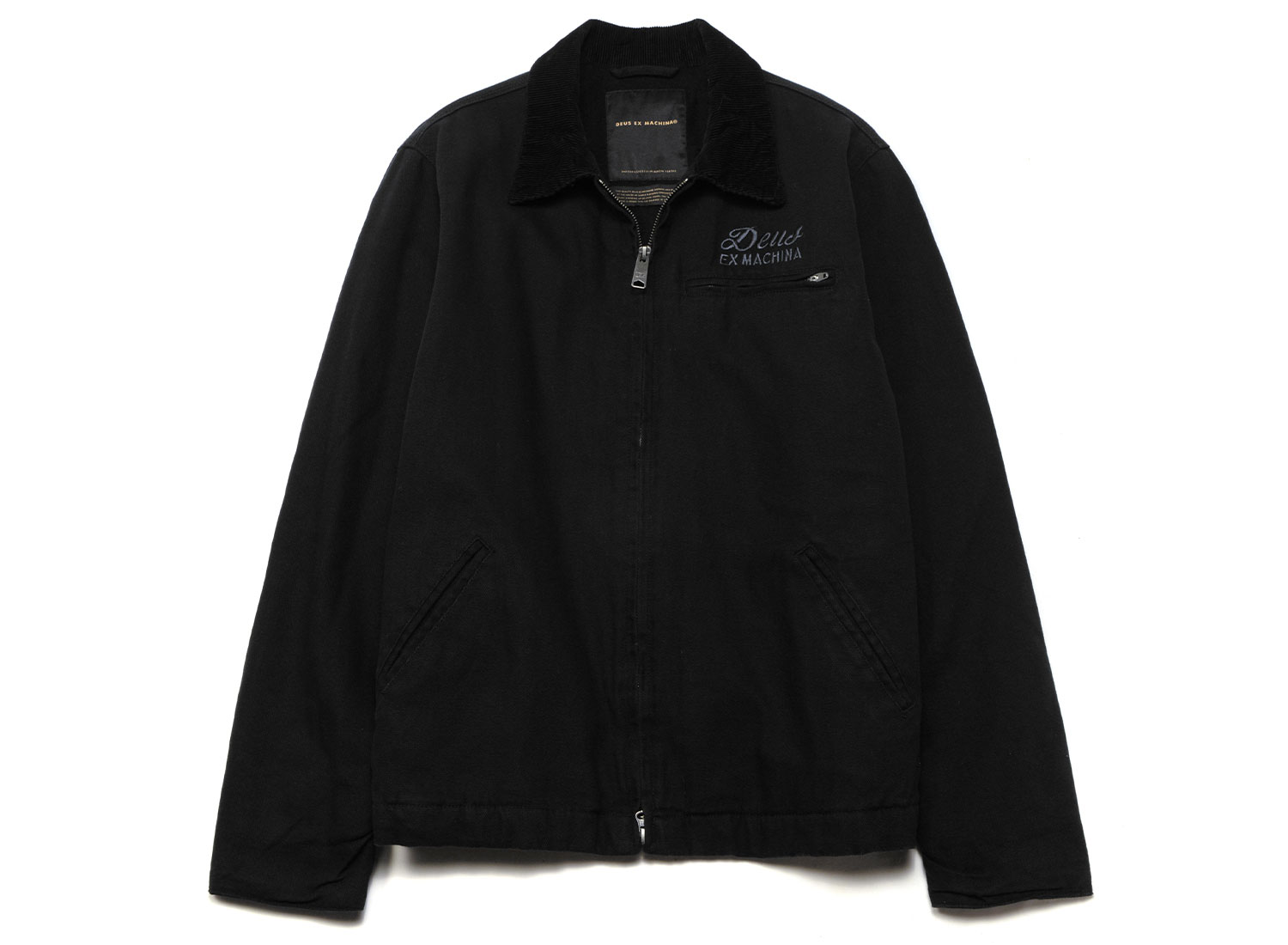 Deus Ex Machina Address Workwear Jacket Black Novoid Plus