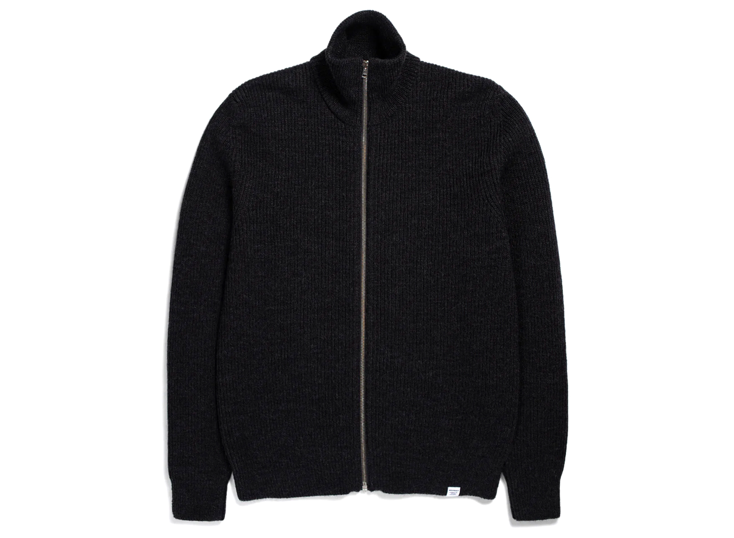 norse projects hagen cotton wool jacket charcoal