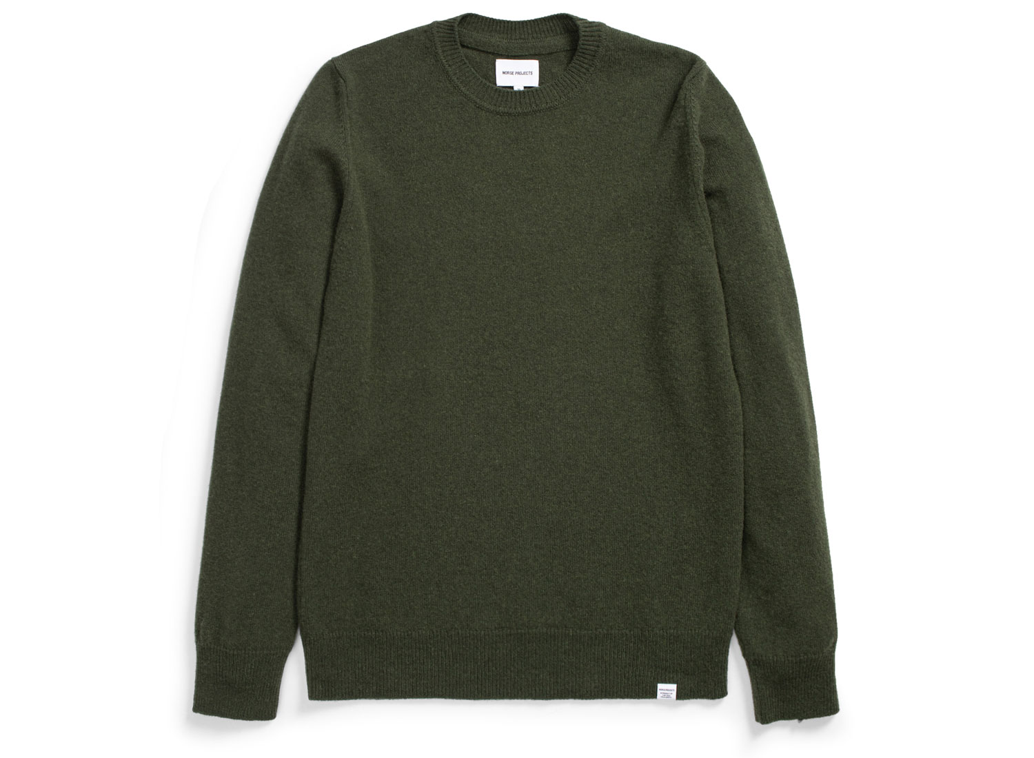 Norse Projects Sigfred Merino Lambswool Sweater Army Green
