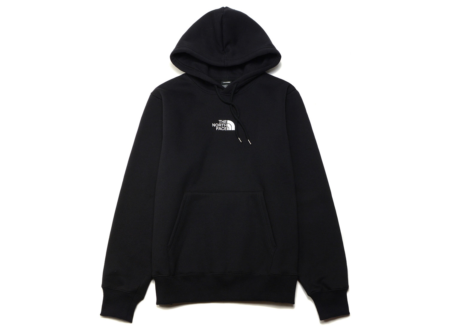 North face small deals logo hoodie