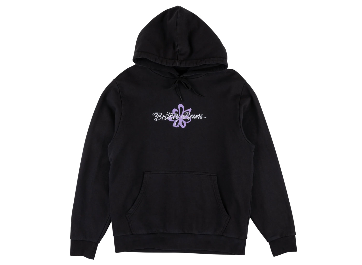 Welcome Skateboards x Britney Spears Flower Pigment Dyed Hoodie Black Novoid Plus
