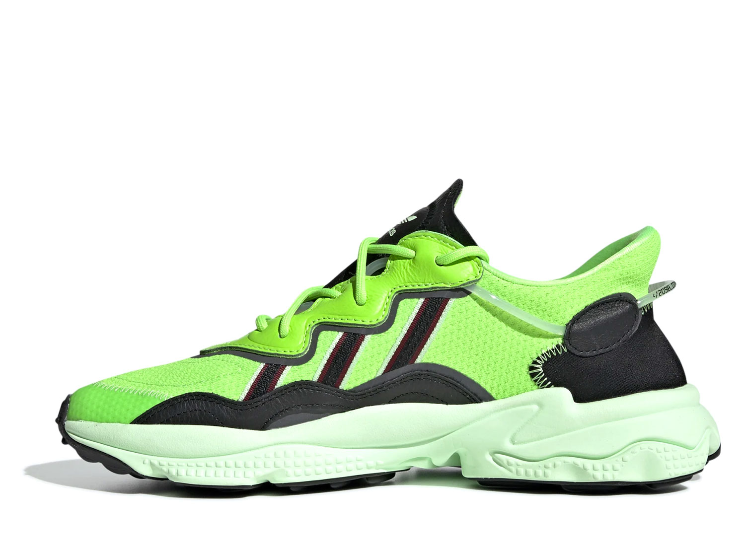 adidas ozweego white solar green