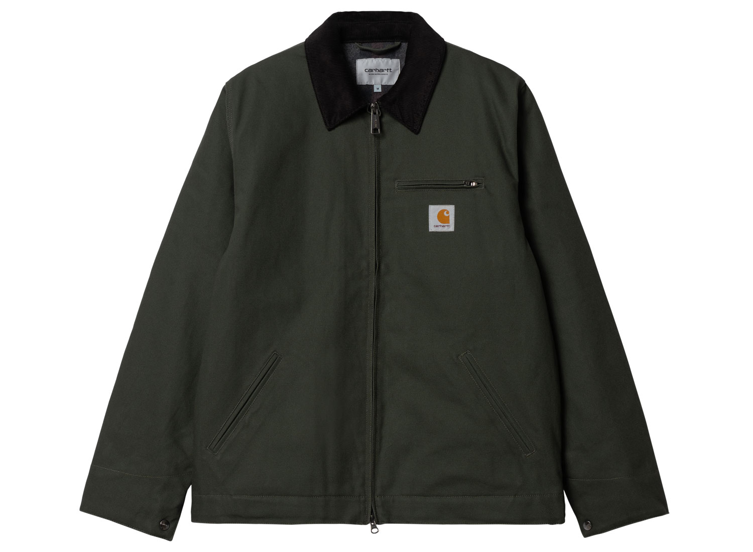 carhartt wip detroit jacket winter boxwood black rigid