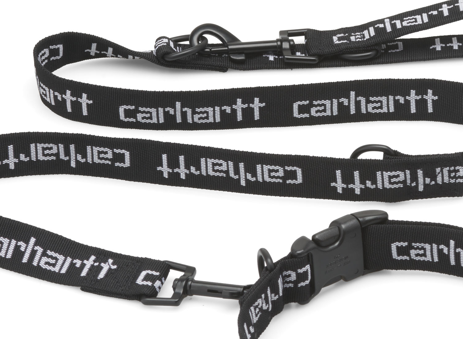 carhartt wip script dog leash collar black white 29 00 livraison