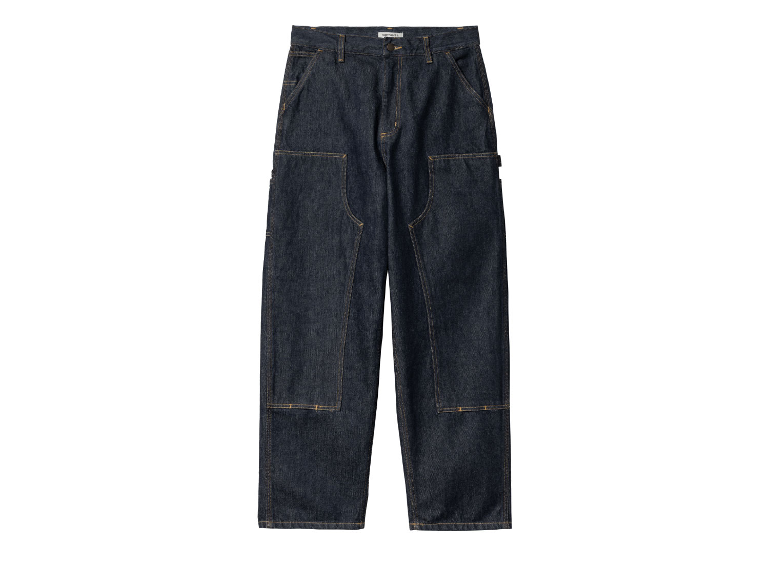 Carhartt Women Brandon Double Knee Pant Blue Rinsed I034635 Carhartt Women Brandon Double Knee Pant Blue Rinsed I034635