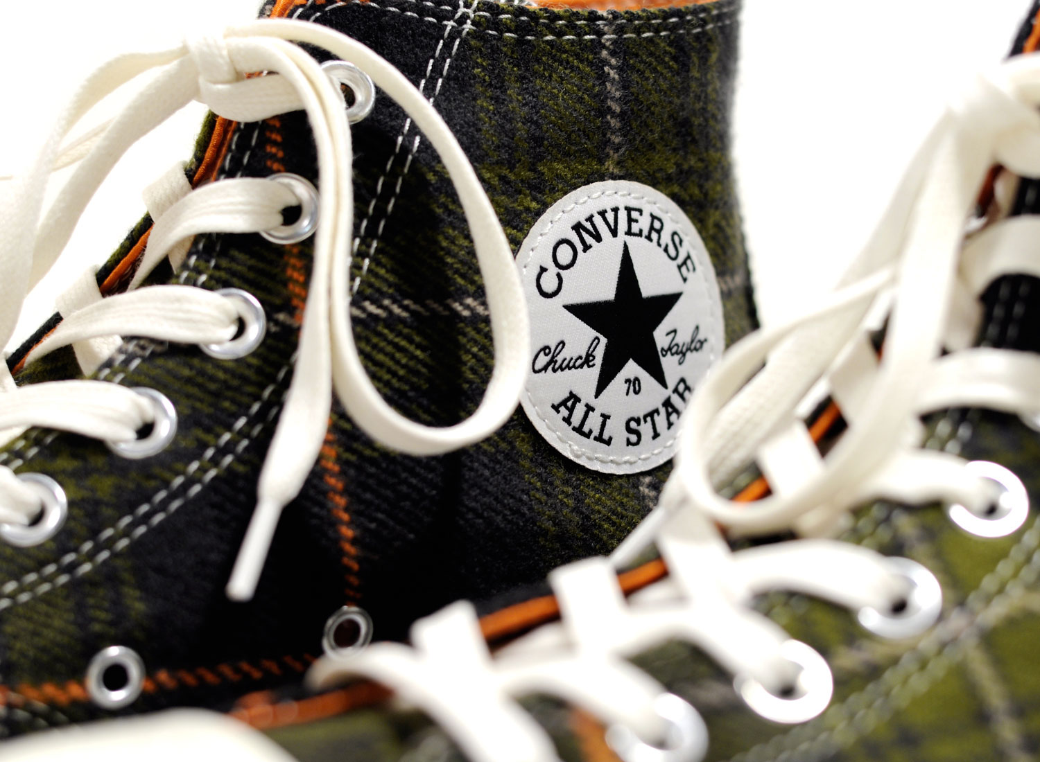 Converse CT 70 Hi Plaid Medium Olive 162404C / Soldes / Novoid Plus