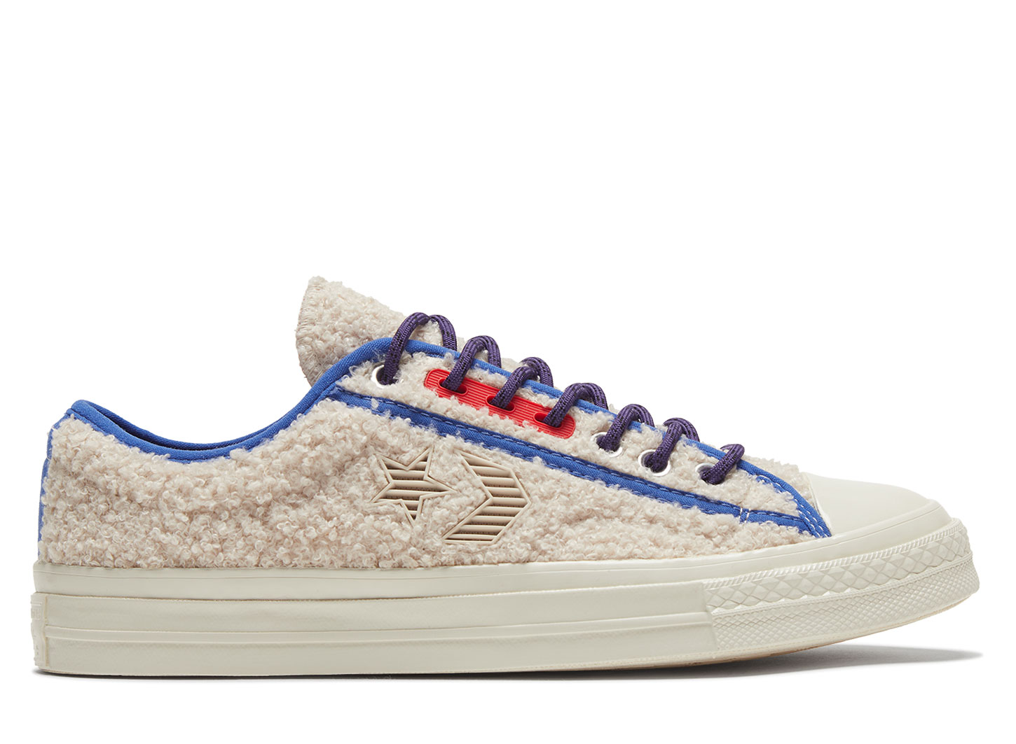 Converse Star Player OX Sherpa White Swan 169521C Novoid Plus
