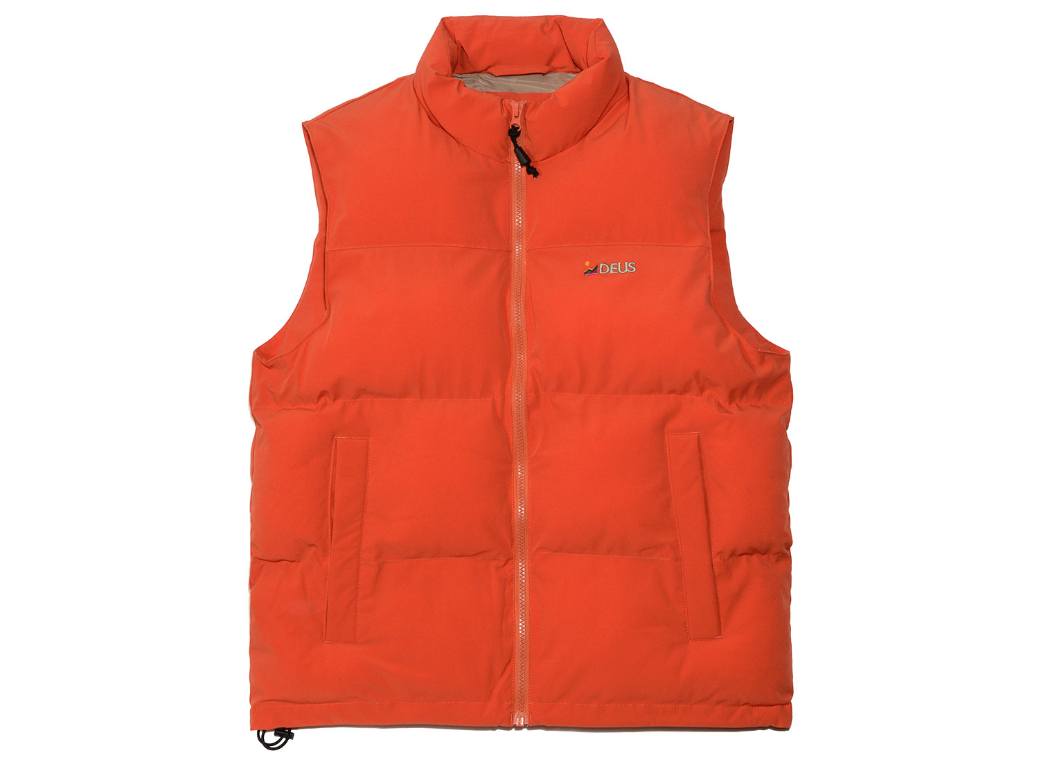 Orange puffer vest Clearance