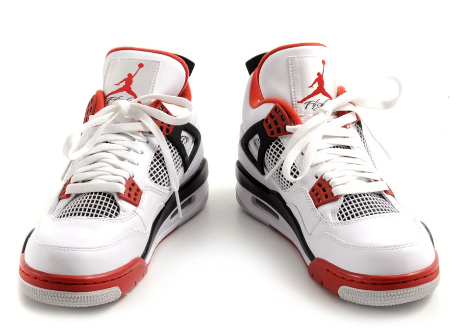 jordan 4 white red