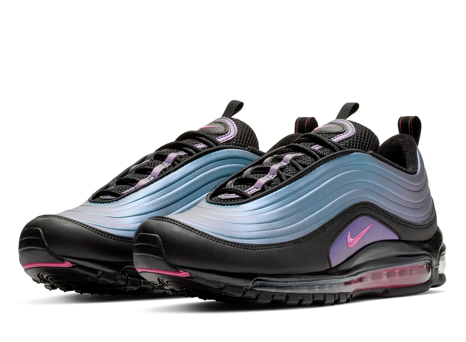 Nike Air Max 97 LX Black Laser Fuchsia AV1165 001 Soldes Chaussures NIKE Air Max 97 Lx AV1165 001 BlackLaser
