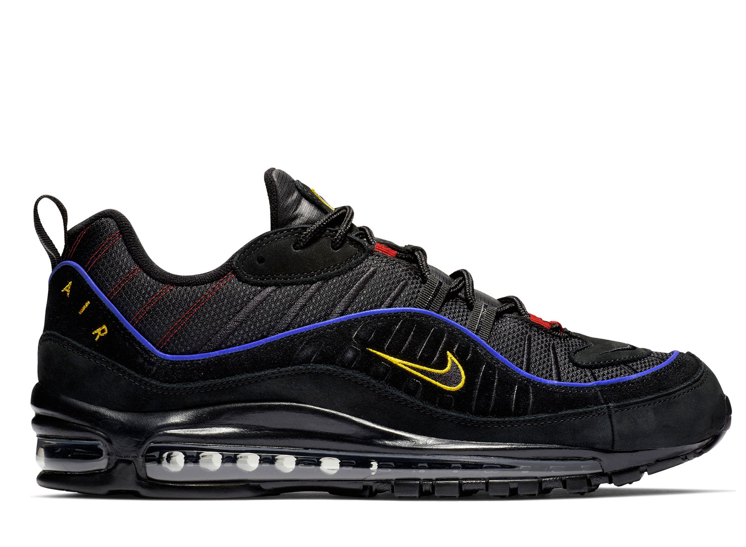 Black and blue sales air max 98