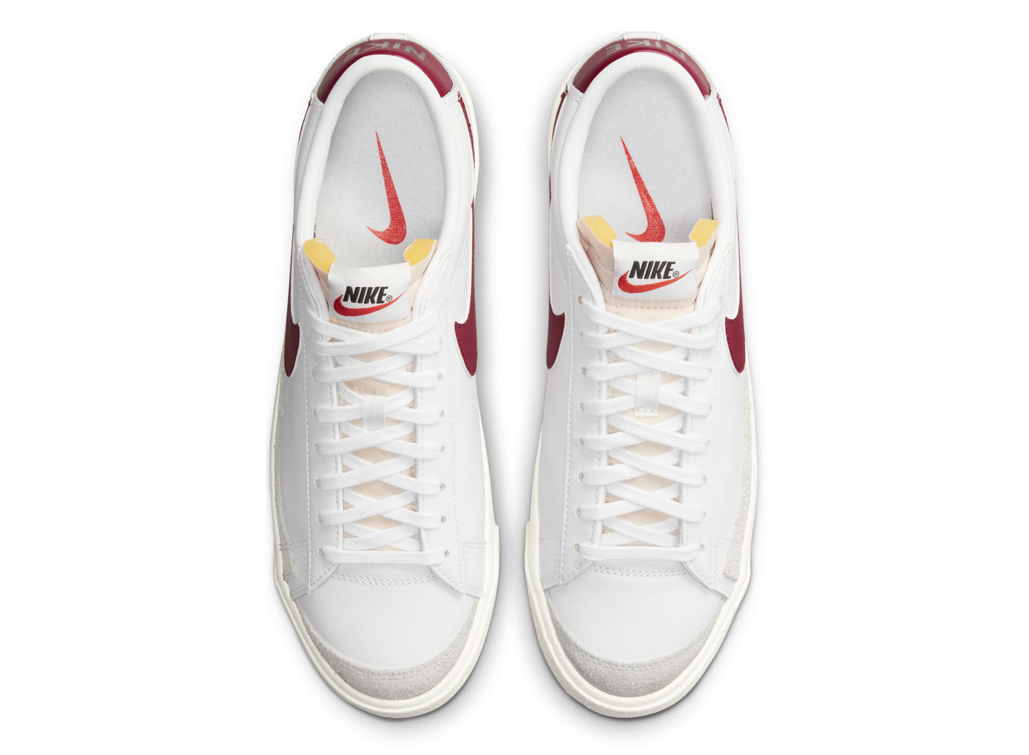 nike blazer 77 white red