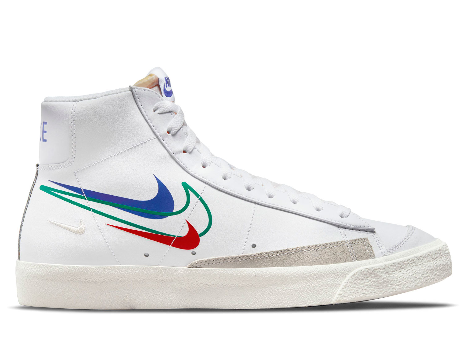 Schuhe NIKE - Blazer Mid '77 DN7996 100 White/Black/Team Orange - Sneakers - Halbschuhe 