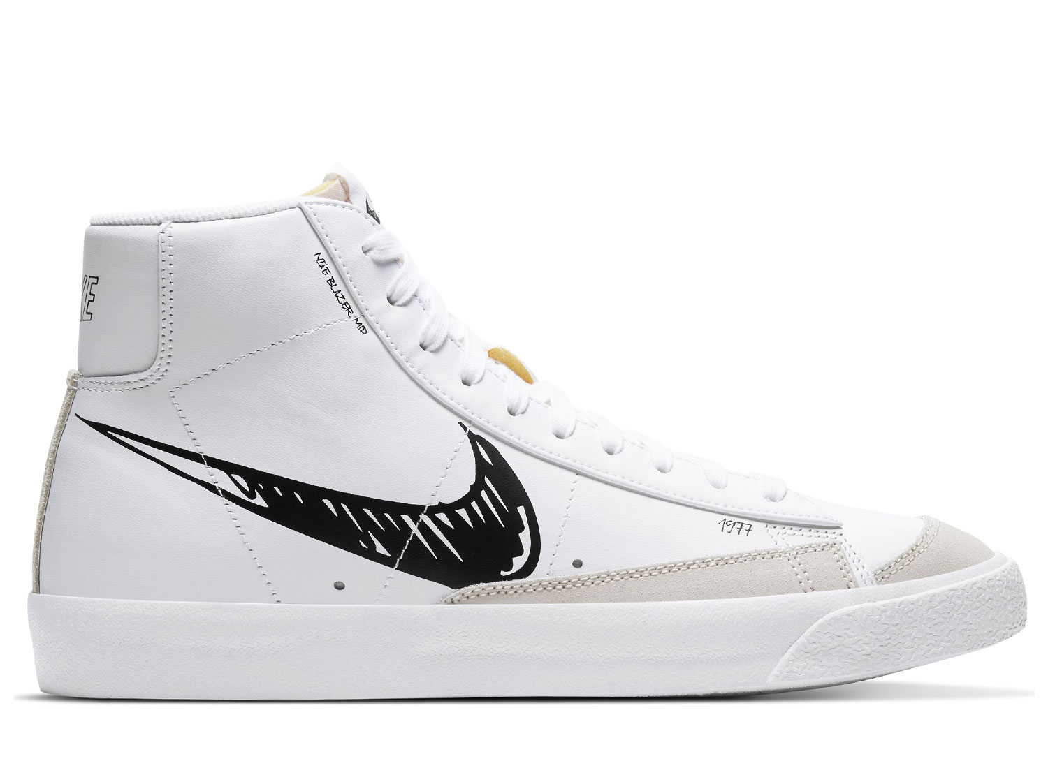 nike blazer mid sketch