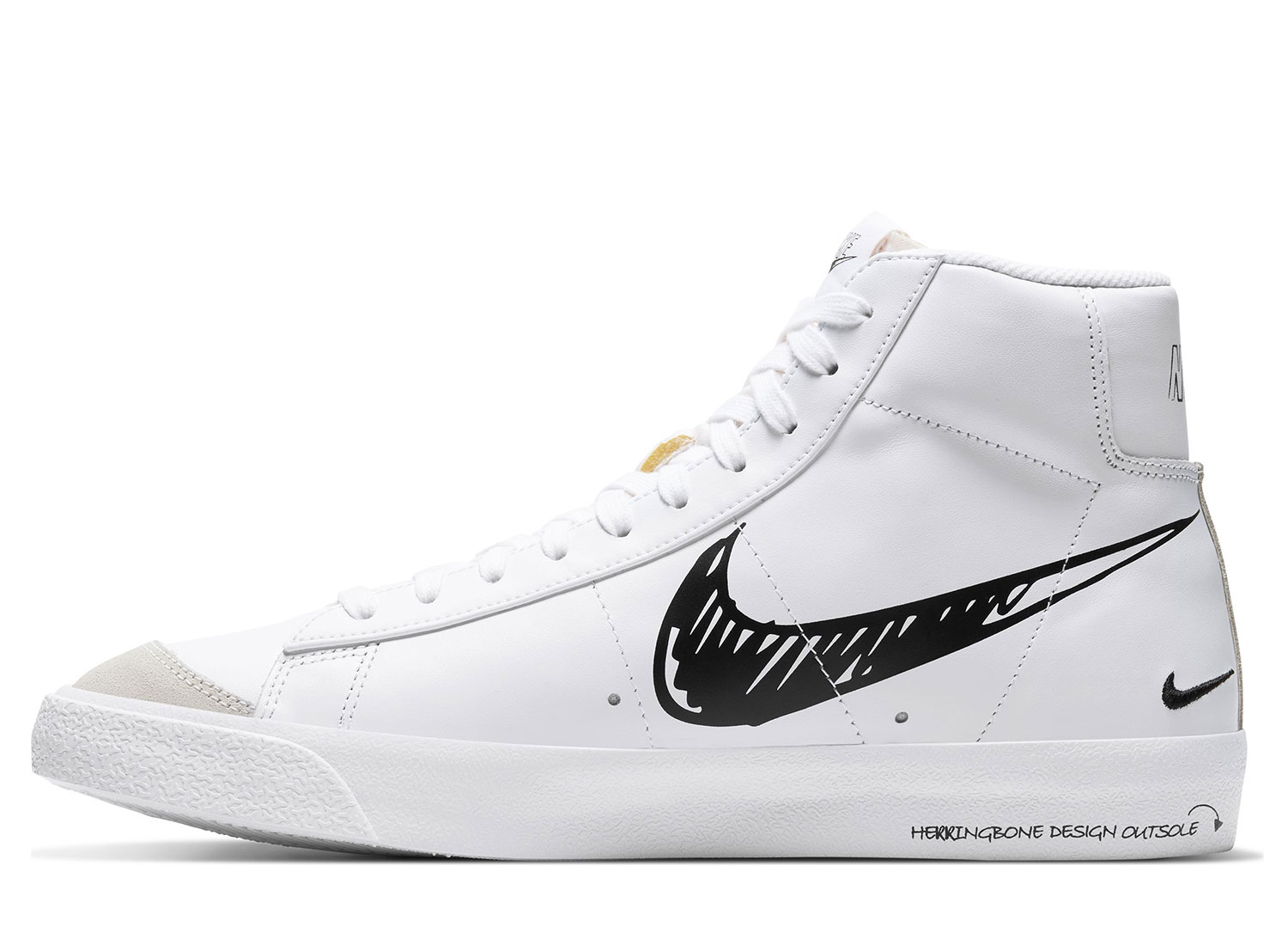 nike blazer mid 77 sketch white