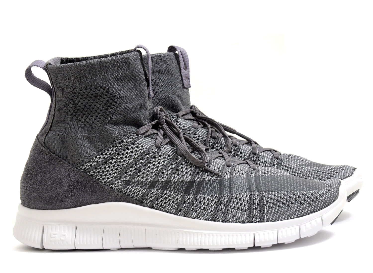 nike free flyknit mercurial dark grey