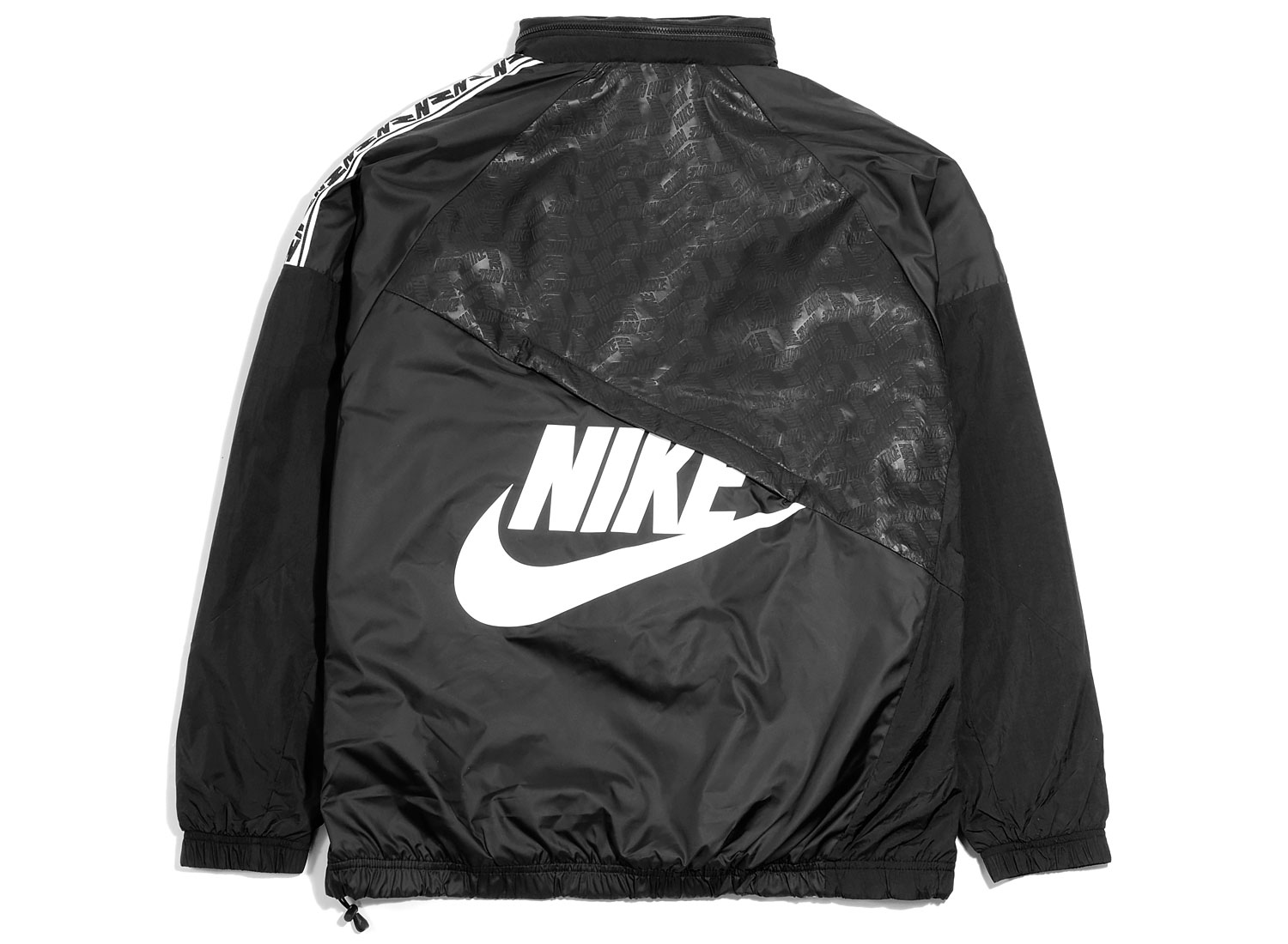 nike taped woven long jacket