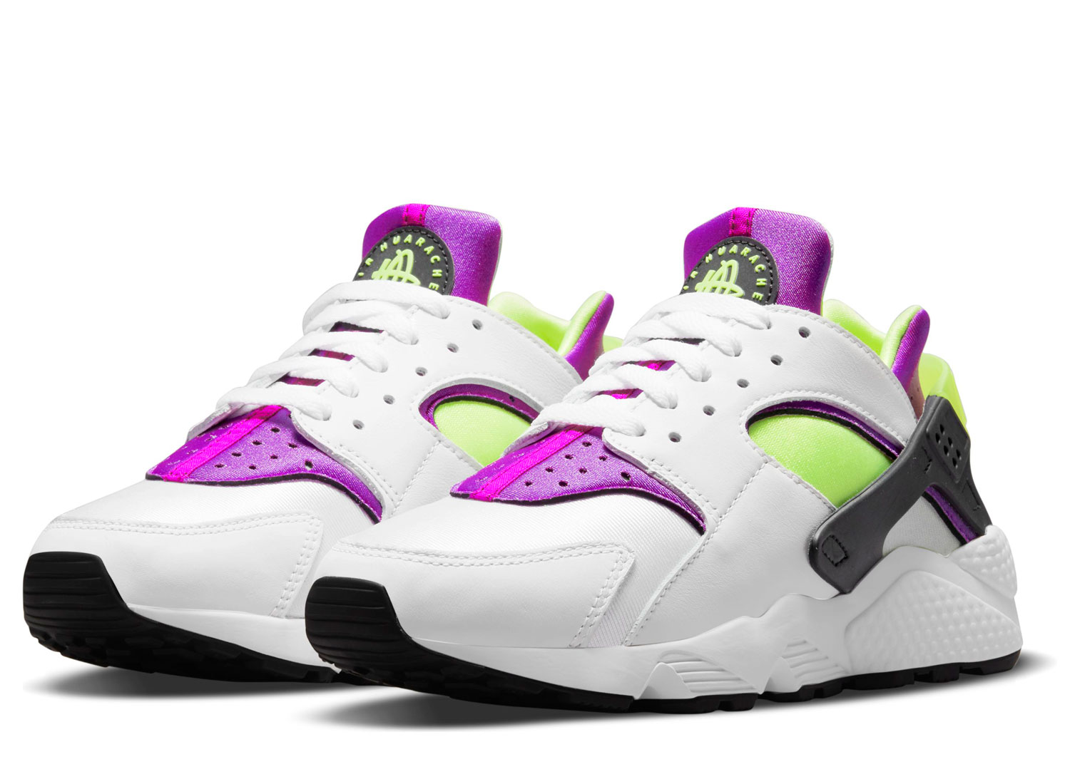 nike huarache neon yellow