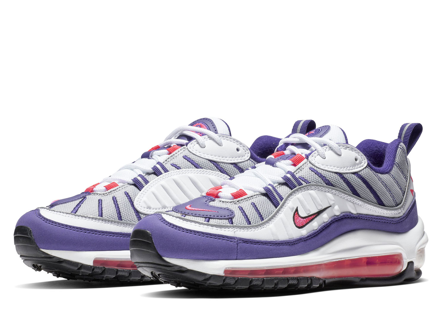 air max 98 white grey pink