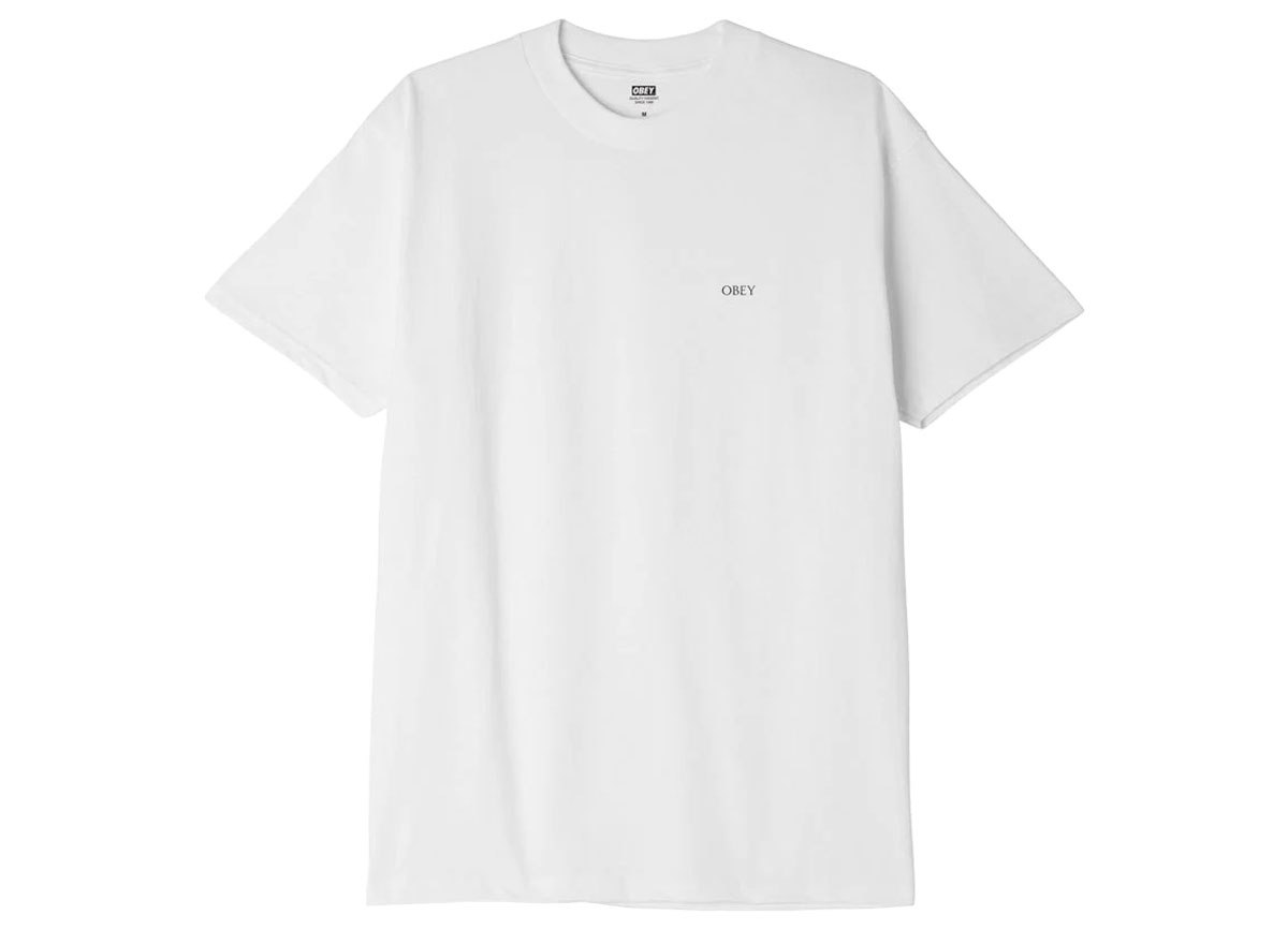 obey peace dove tee blue white obey peace dove tee blue white