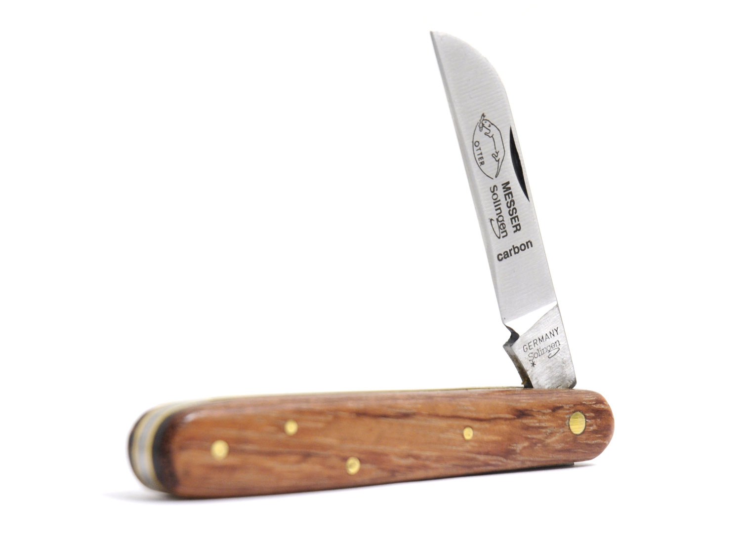 Otter Messer Florist Knife Wooden Handle / Novoid Plus