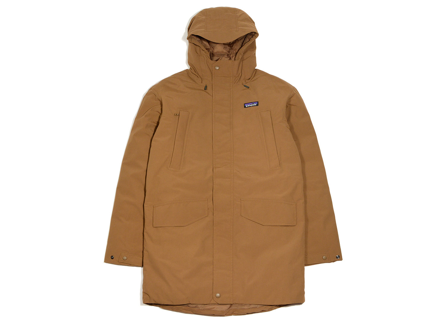 Patagonia city storm parka grey top