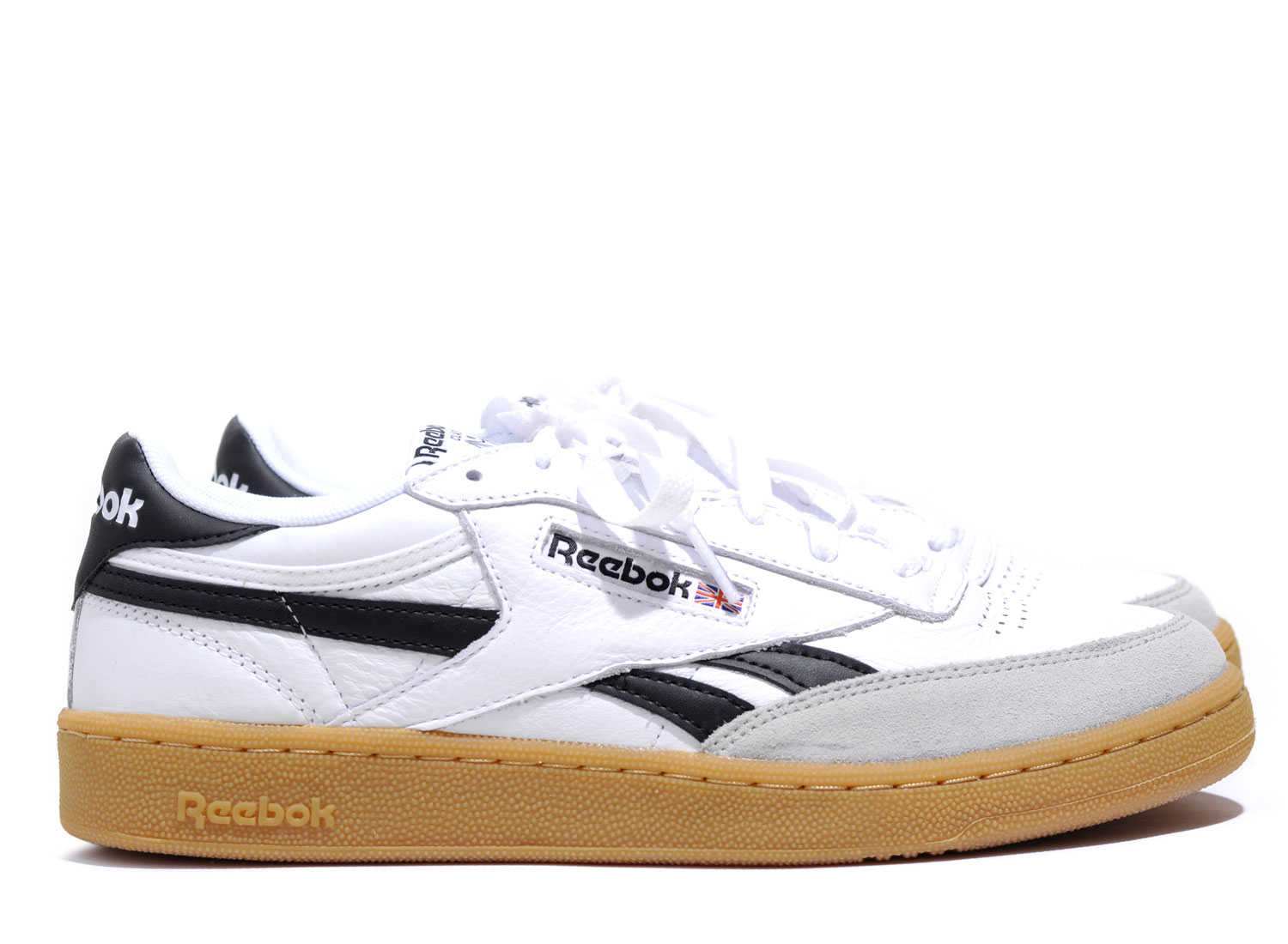 reebok revenge plus gum white