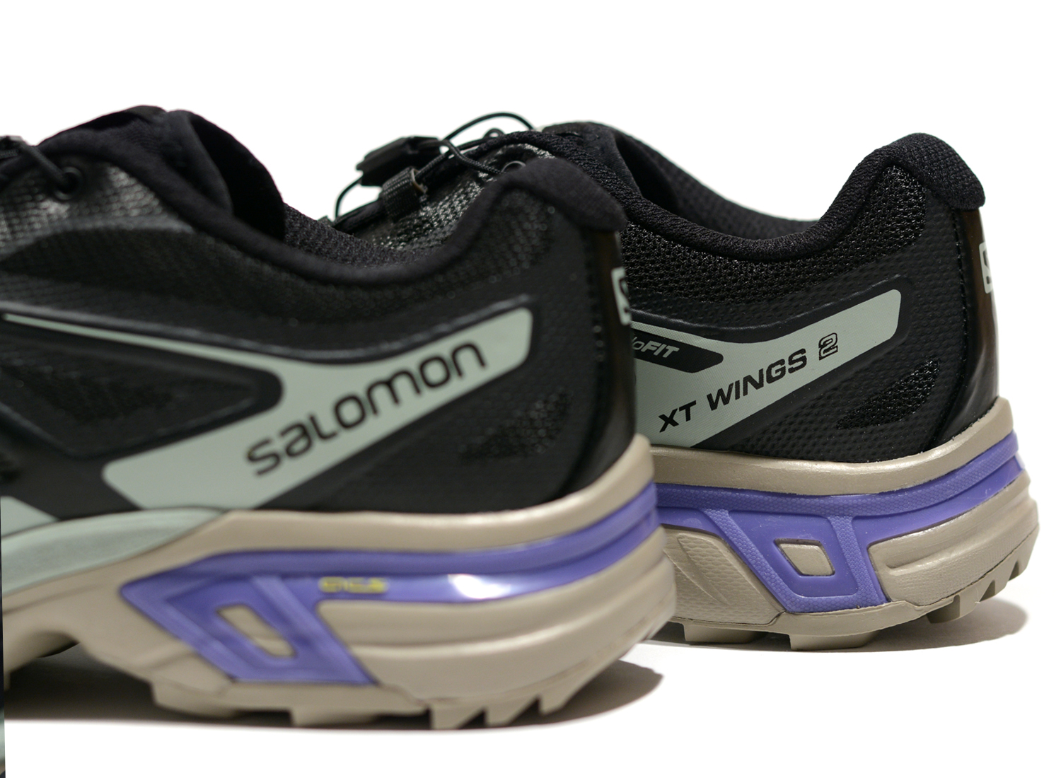 salomon xt wings 2 trainers in black tan