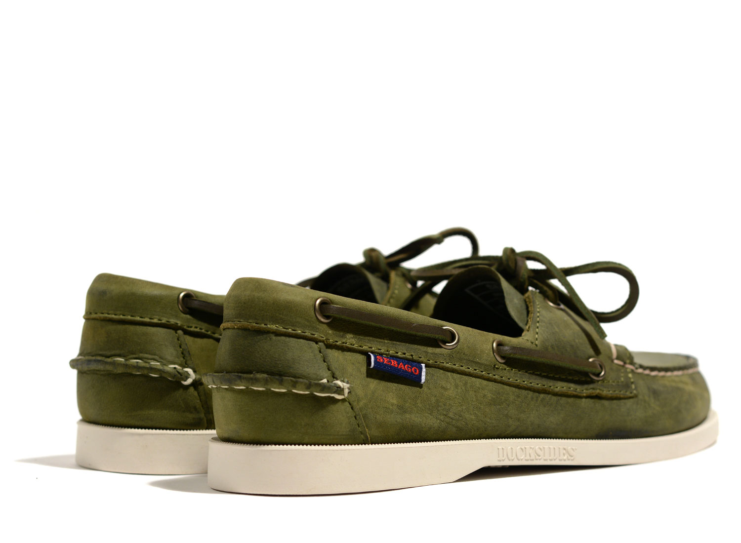 sebago docksides crazy horse