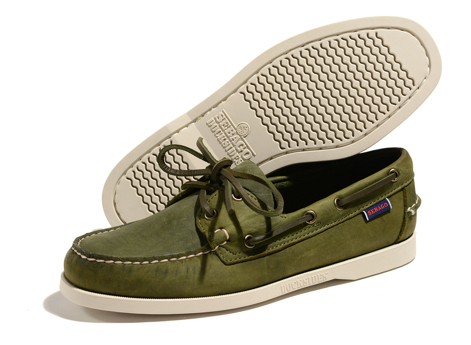 sebago docksides crazy horse