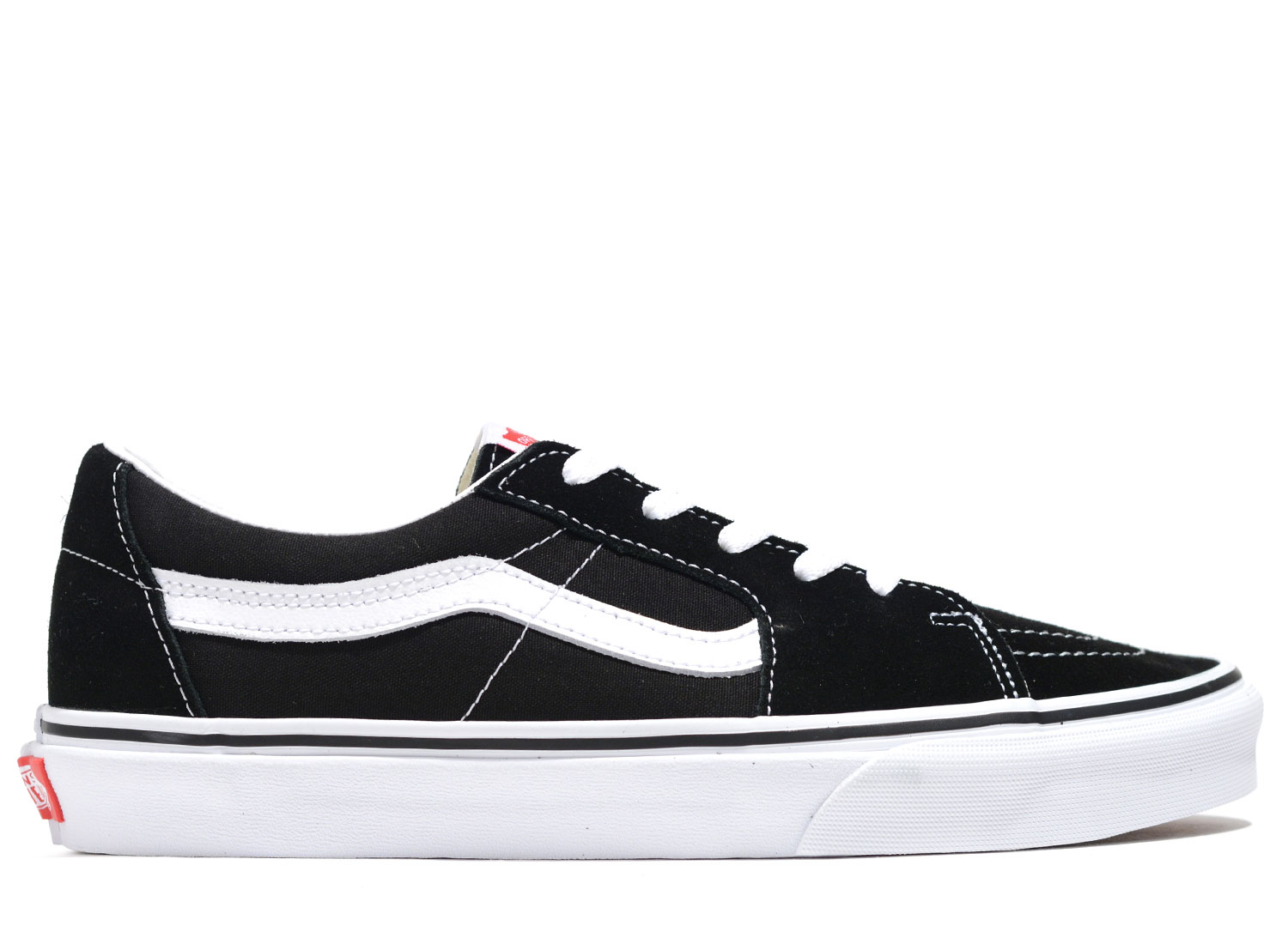 vans sk8 low black true white