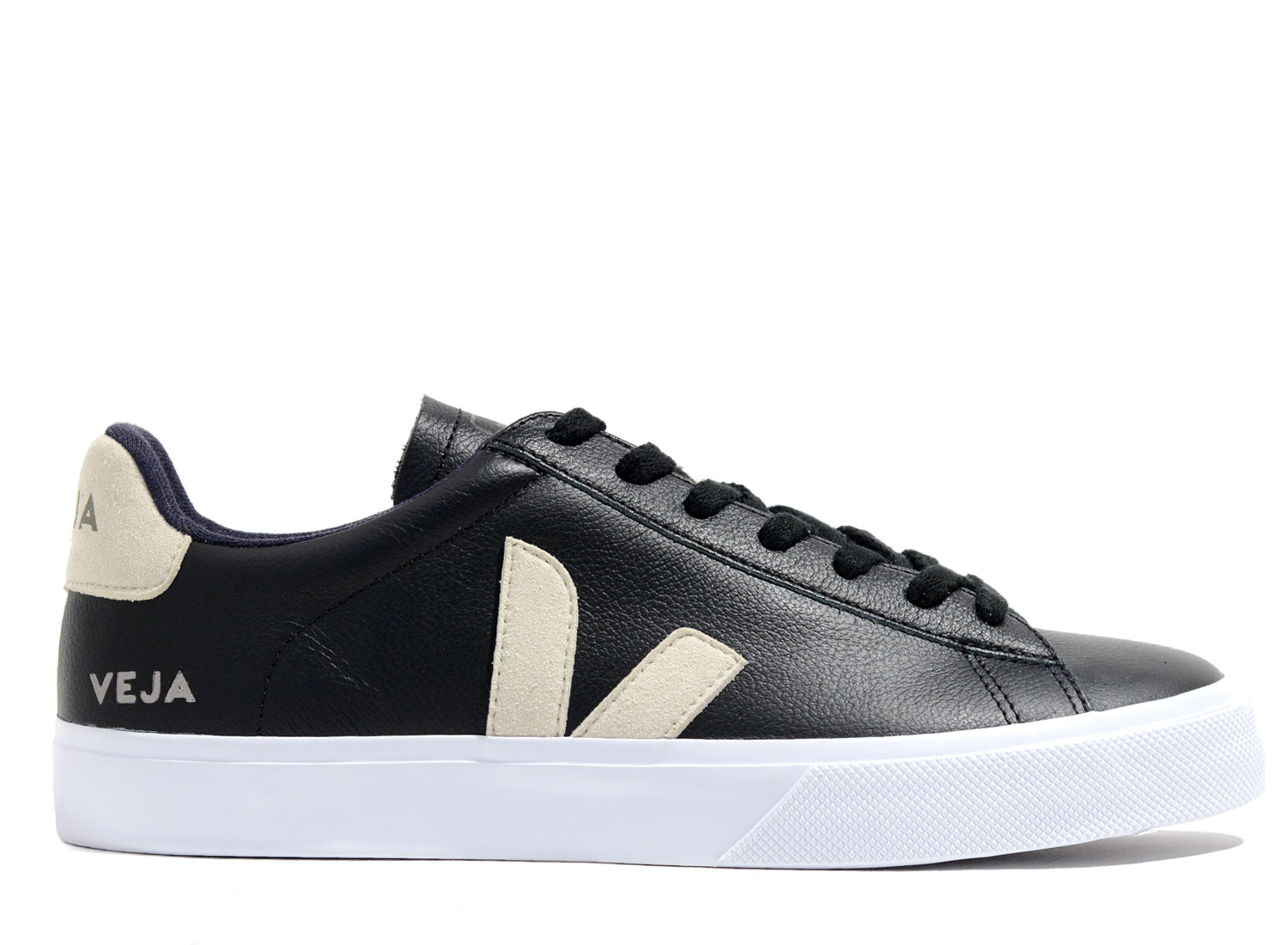 veja campo leather sneakers black