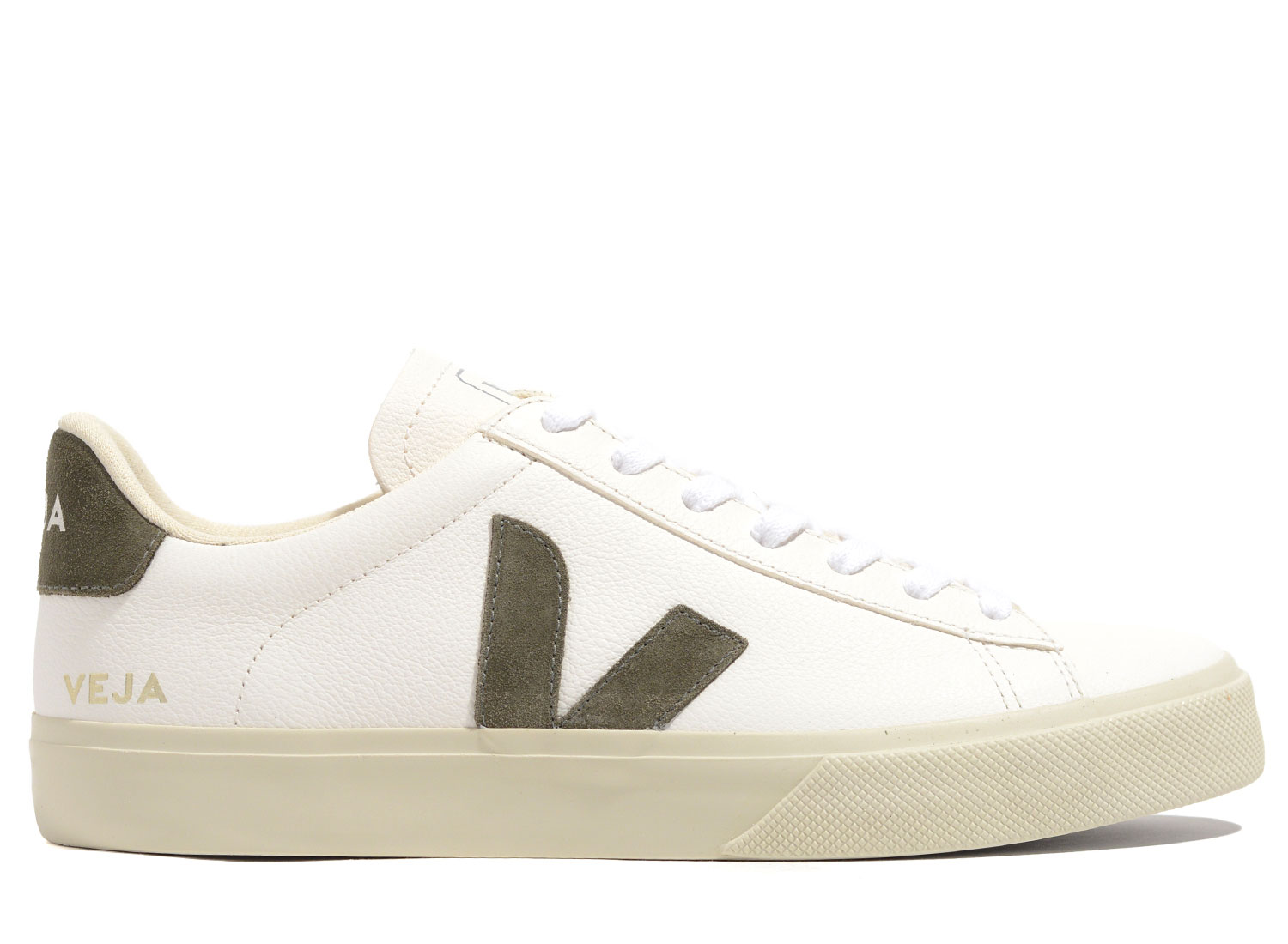 campo leather white khaki