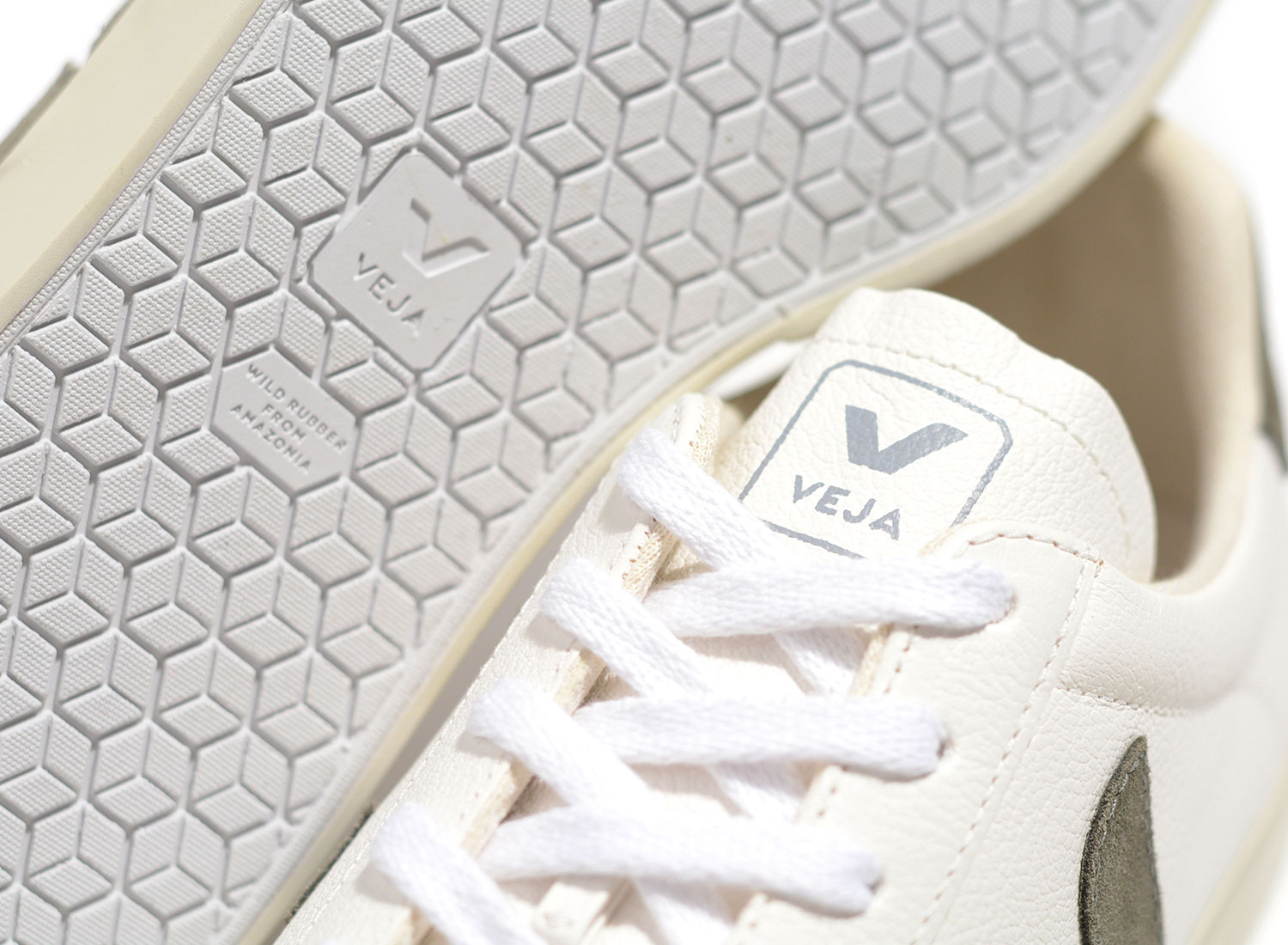 campo leather white khaki