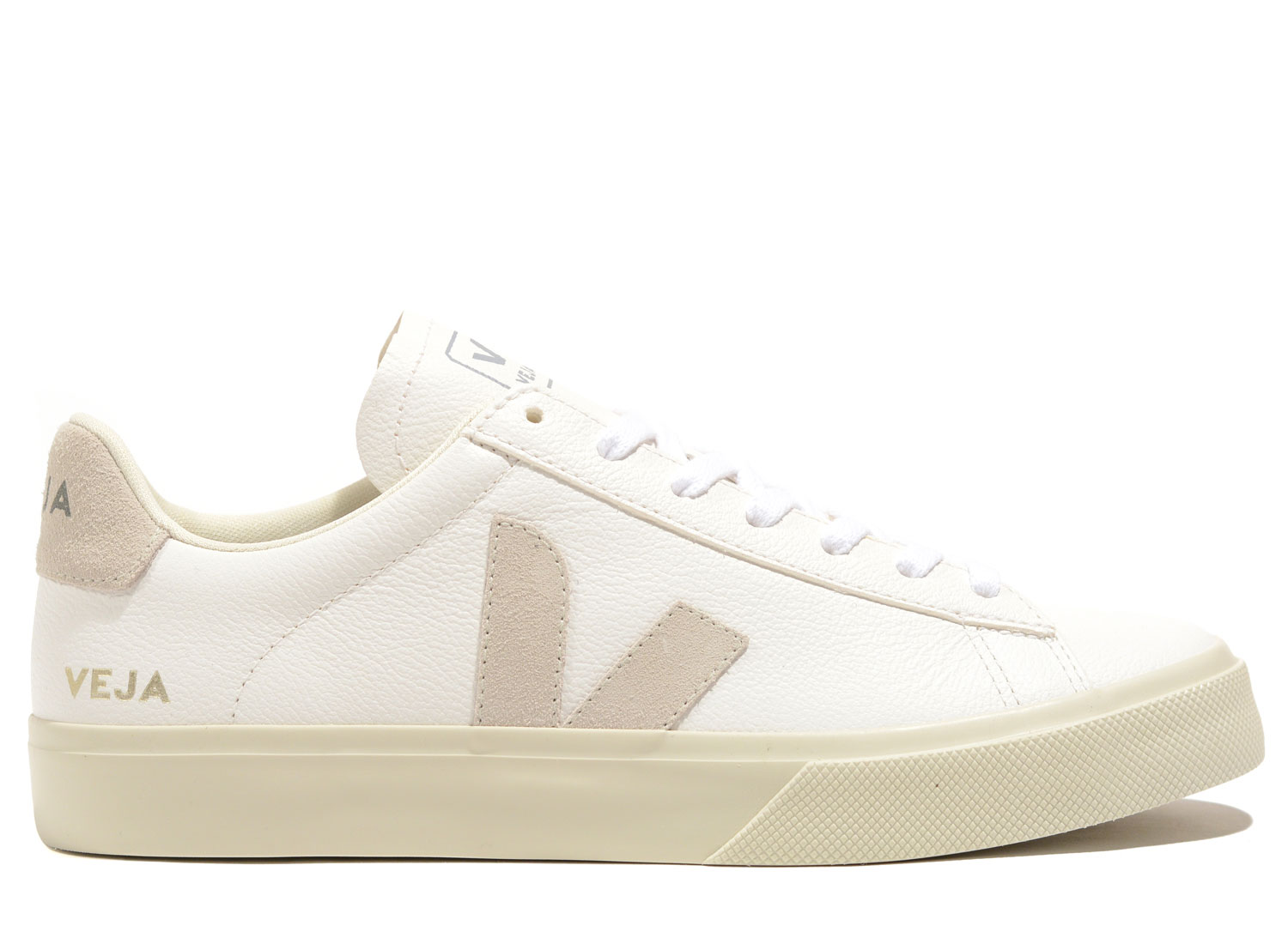 veja campo white olive green
