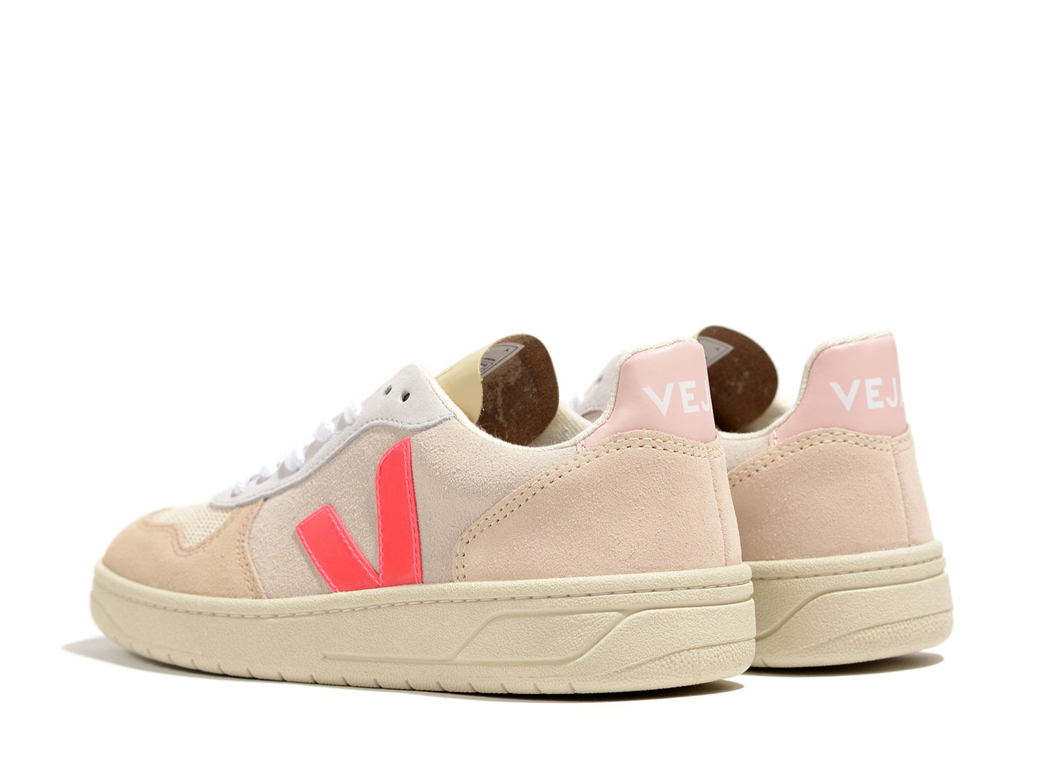 veja suede natural rose