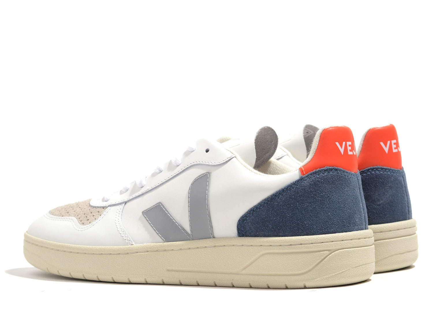 veja v10 white petale orange