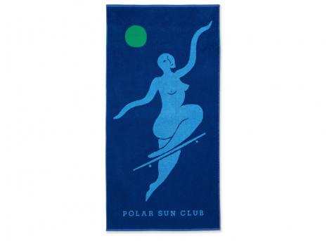 Polar Skate Co Bath Towel No Complies Forever Egyptian Blue