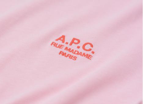 APC Tshirt Raymond Rose / Rouge