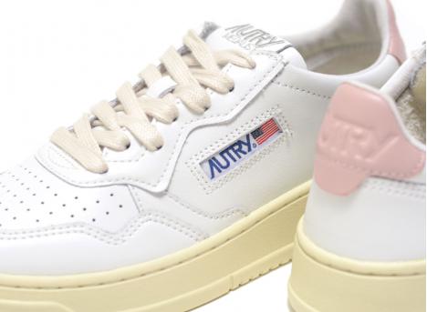 Autry 01 Low LL16 Leather White / Pink