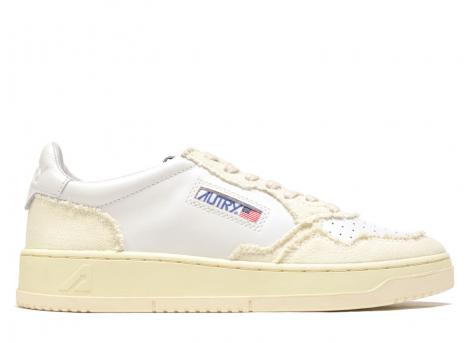 Autry 01 Low CB01 Leather / Canvas White / Ivory
