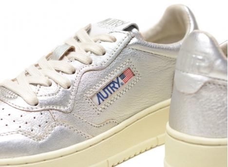 Autry Medalist Low BM01 Leather Silver
