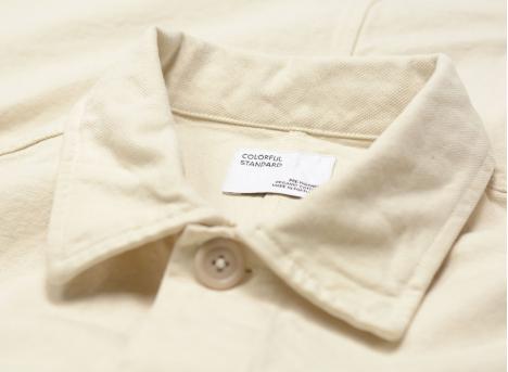 Colorful Standard Organic Workwear Jacket Ivory White