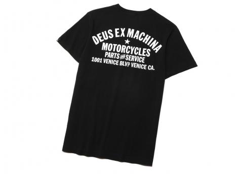 Deus Ex Machina Venice Address Tee Black