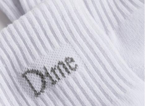 Dime Classic 2 Pack Socks White