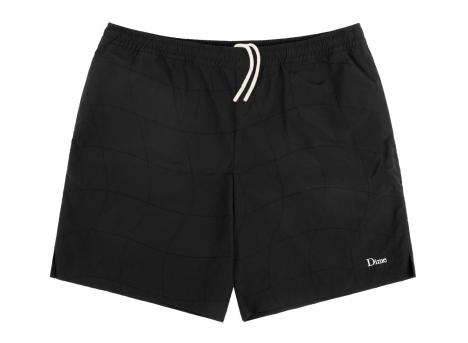 Dime Wave Quilted Shorts Black