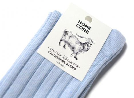 Homecore Cashmere Blend Socks Pastel Baby Blue