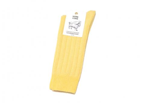 Homecore Cashmere Blend Socks Pastel Easter Yellow