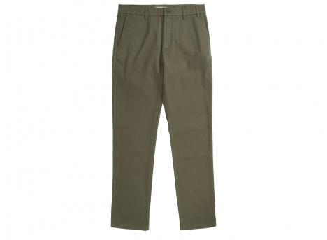Norse Projects Aros Slim Light Stretch Sediment Green