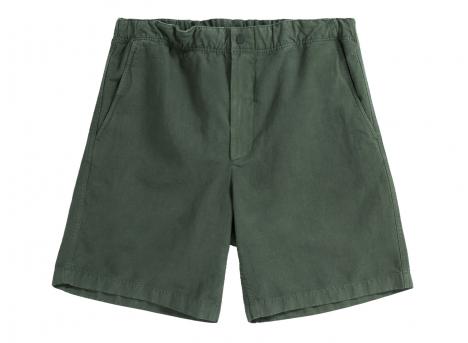 Norse Projects Ezra Relaxed Cotton Linen Short Spruce Green